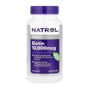 Natrol Biotin 10,000mcg, 100 таблеток Natrol Biotin 10,000mcg, 100 таблеток