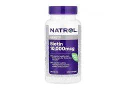 Natrol Biotin 10,000mcg, 100 таблеток Natrol Biotin 10,000mcg, 100 таблеток