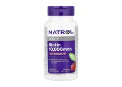 Natrol Biotin Fast Dissolve 10,000mcg, 60 таблеток Natrol Biotin Fast Dissolve 10,000mcg, 60 таблеток