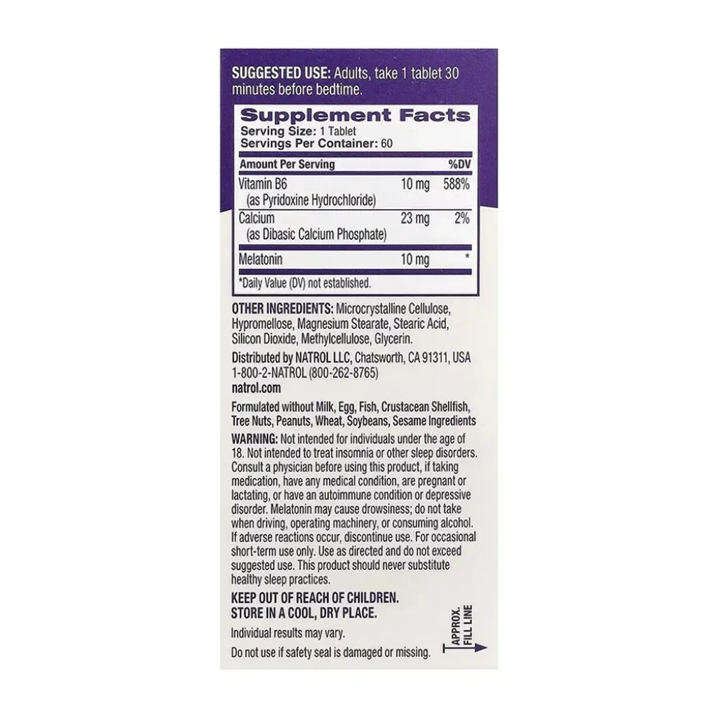 Natrol Melatonin Time Release 3mg/5mg/10mg Natrol Melatonin Time Release 3mg/5mg/10mg