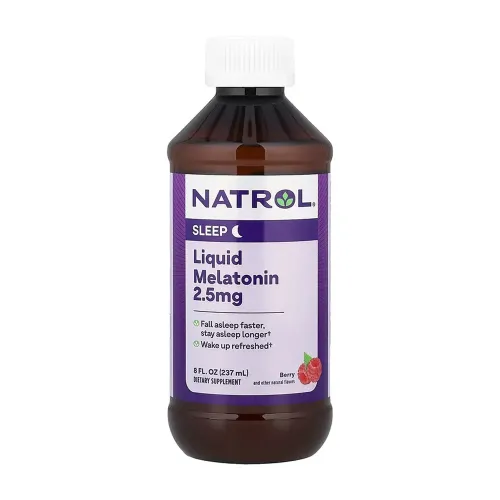 Natrol Melatonin Liquid 2.5mg, 237 мл - Фото№1