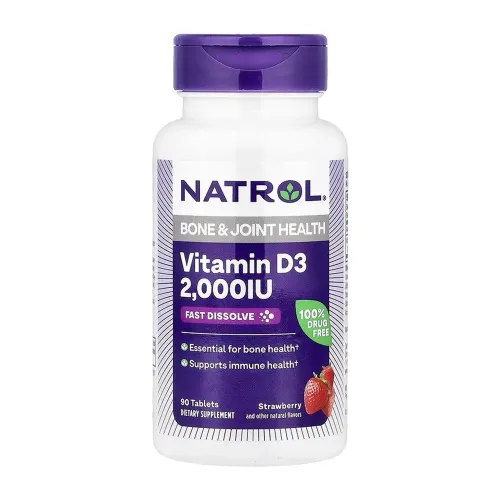 Natrol Vitamin D3 Fast Dissolve, 90 таблеток - Фото№1