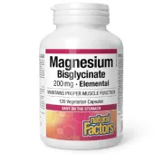 Магній Magnesium Bisglycinate 200mg Natural Factors, 120 капсул Магній Magnesium Bisglycinate 200mg Natural Factors, 120 капсул