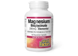 Магній Magnesium Bisglycinate 200mg Natural Factors, 120 капсул Магній Magnesium Bisglycinate 200mg Natural Factors, 120 капсул