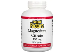Магній Magnesium Citrate 150mg Natural Factors Магній Magnesium Citrate 150mg Natural Factors