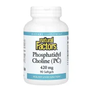 Вітамін В4 Natural Factors Phosphatidyl Choline (PC) 420mg, 90 капсул