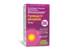 Вітамін В6 BioCoenzymated Pyridoxal 5'-phosphate 50mg, 30 капсул Вітамін В6 BioCoenzymated Pyridoxal 5'-phosphate 50mg, 30 капсул