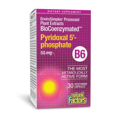 Витамин В6 BioCoenzymated Pyridoxal 5'-phosphate 50mg, 30 капсул - Фото№1 Витамин В6 BioCoenzymated Pyridoxal 5'-phosphate 50mg, 30 капсул - Фото№1
