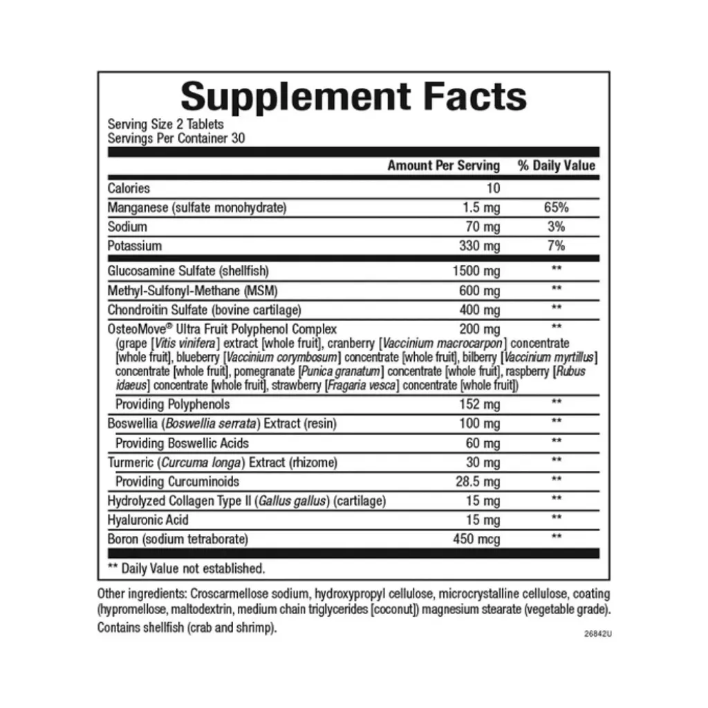 Хондропротектор Natural Factors OsteoMove Extra Strength Joint Care Хондропротектор Natural Factors OsteoMove Extra Strength Joint Care