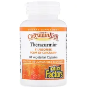 Антиоксиданти CurcuminRich Theracurmin 30 mg Natural Factors, 60 капсул