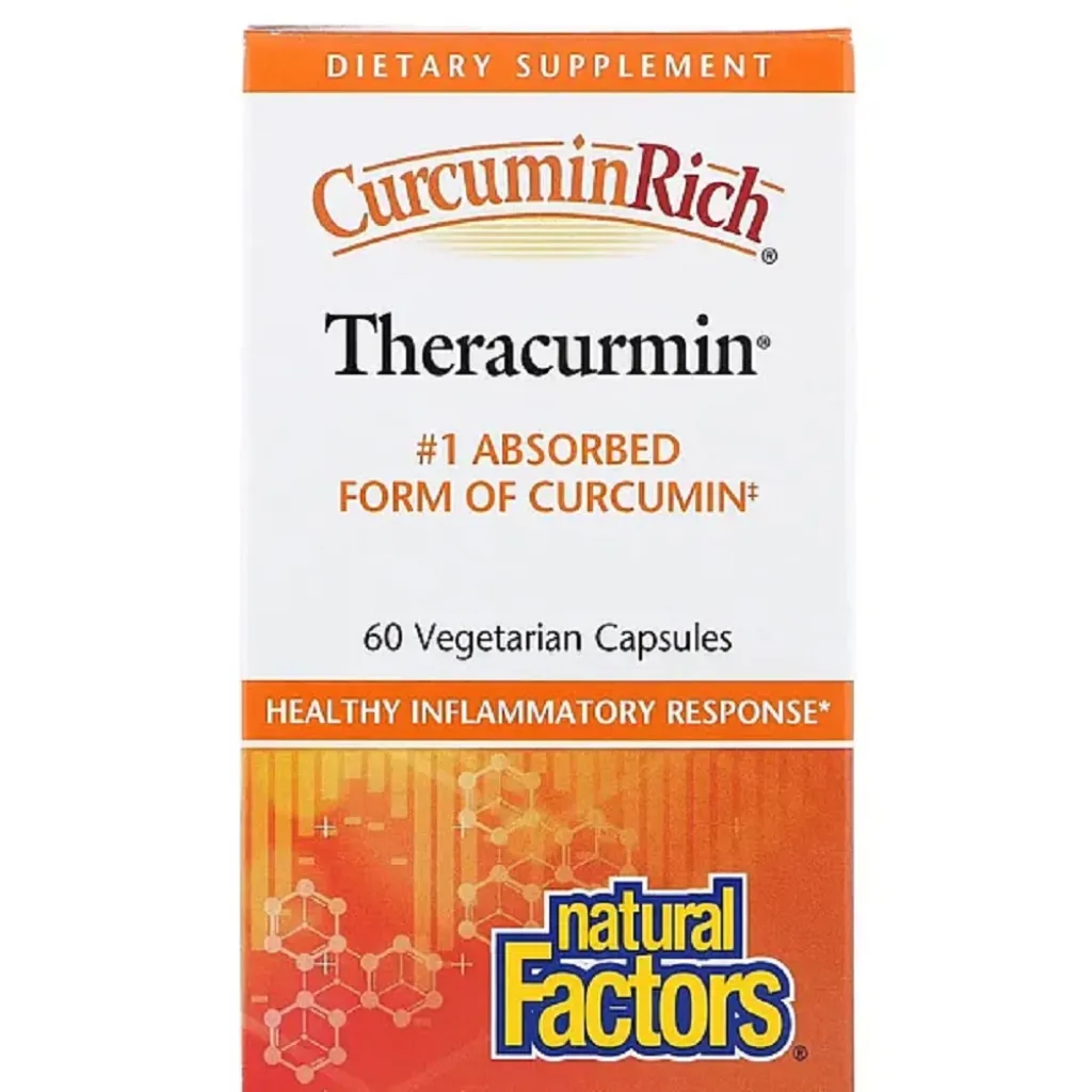 Антиоксиданти CurcuminRich Theracurmin 30 mg Natural Factors, 60 капсул Антиоксиданти CurcuminRich Theracurmin 30 mg Natural Factors, 60 капсул
