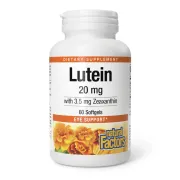 Антиоксидант Natural Factors Lutein 20mg, 60 капсул