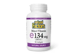 Антиоксидант Natural Factors Mixed Vitamin E 134 mg/268 mg, 90 капсул Антиоксидант Natural Factors Mixed Vitamin E 134 mg/268 mg, 90 капсул