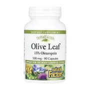Антиоксидант Natural Factors Olive Leaf 500mg, 90 капсул Антиоксидант Natural Factors Olive Leaf 500mg, 90 капсул