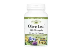 Антиоксидант Natural Factors Olive Leaf 500mg, 90 капсул Антиоксидант Natural Factors Olive Leaf 500mg, 90 капсул