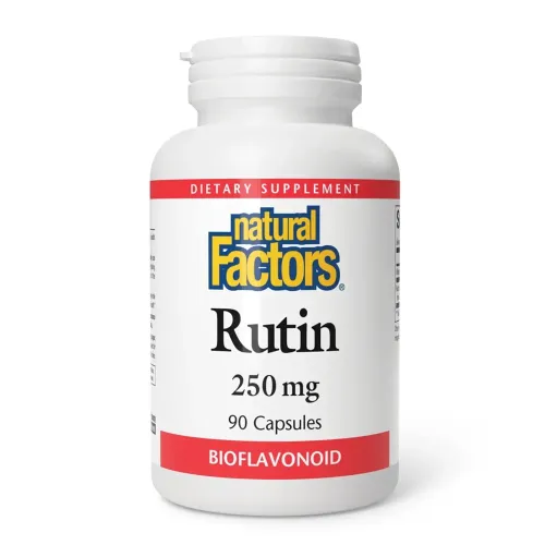 Антиоксидант Natural Factors Rutin 250mg, 90 капсул - Фото№1