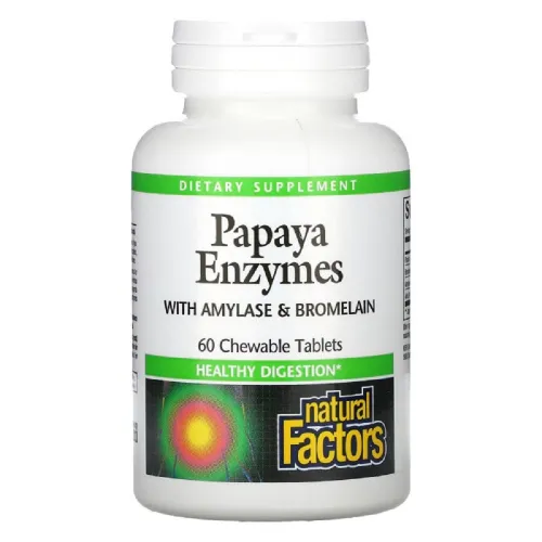 Ферменты Papaya Enzymes Natural Factors - Фото№1 Ферменты Papaya Enzymes Natural Factors - Фото№1