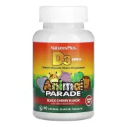 Вітамін Д Nature's Plus Sugarfree Vit D3 Chewable, 90 таблеток