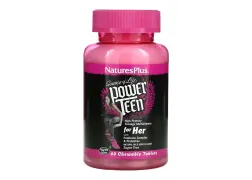 Мультивітаміни для дівчат підлітків Nature's Plus Power Teen Hers Chewable, 60 таблеток