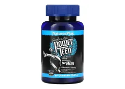 Мультивітаміни для дівчат підлітків Nature's Plus Power Teen Him Chewable, 60 таблеток