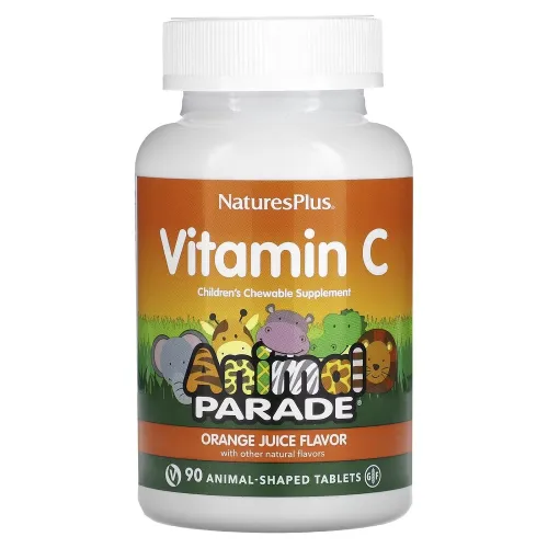 Витамин C для детей Vit C Chewable Nature's Plus, 90 таблеток - Фото№1