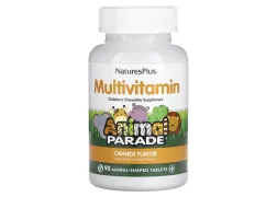 Мультивітаміни з мікроелементами для дітей Natures Plus Animal Parade Orange