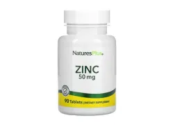 Диетическая добавка цинк Zinc 50mg Nature's Plus, 90 таблеток