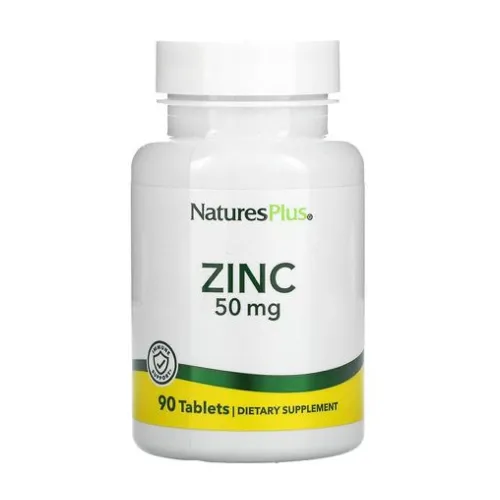 Диетическая добавка цинк Zinc 50mg Nature's Plus, 90 таблеток - Фото№1