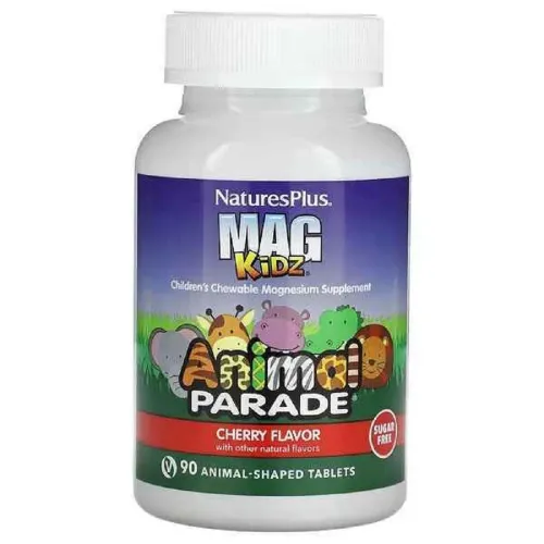 Магній для дітей Mag Kidz Chewable вишня Nature's Plus, 90 таблеток - Фото№1