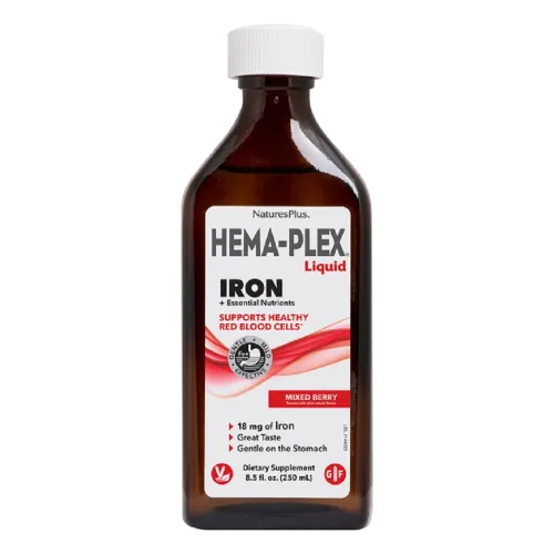Железо Hema-Plex® Liquid Iron Nature's Plus, 250 мл - Фото№1 Железо Hema-Plex® Liquid Iron Nature's Plus, 250 мл - Фото№1