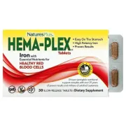 Дієтична добавка Залізо Hema-Plex Nature's Plus, 30 таблеток