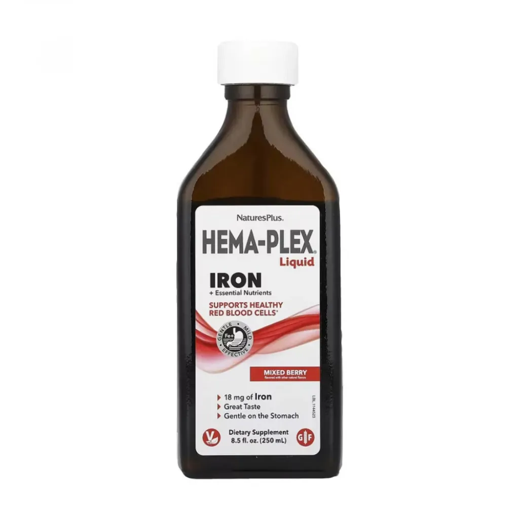 Диетическая добавка Железо Hema-Plex® Liquid Iron Nature's Plus, 250 мл Диетическая добавка Железо Hema-Plex® Liquid Iron Nature's Plus, 250 мл