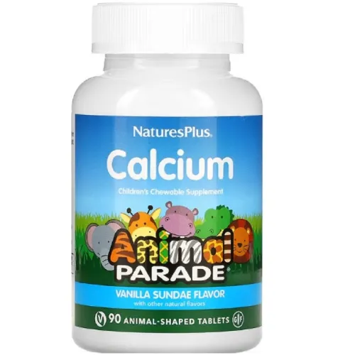 Кальцій для дітей Calcium Chewable Nature's Plus, 90 жувальних таблеток - Фото№1