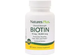 Вітамін В7 Biotin 10000 mcg Nature's Plus, 90 таблеток