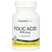 Вітамін В9 Folic Acid 800 mcg Nature's Plus, 90 таблеток Вітамін В9 Folic Acid 800 mcg Nature's Plus, 90 таблеток