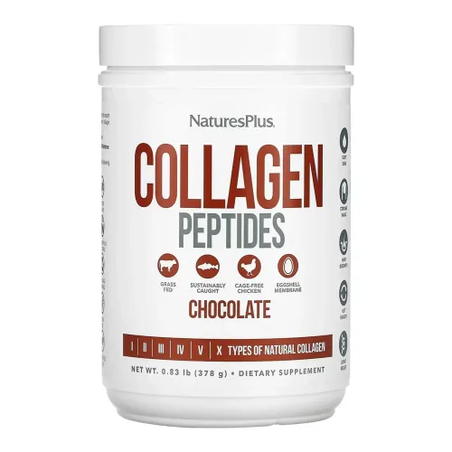 Коллагеновые пептиды Collagen Peptides Chocolate Nature's Plus, 378 г - Фото№1 Коллагеновые пептиды Collagen Peptides Chocolate Nature's Plus, 378 г - Фото№1