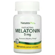 Мелатонін Fast Acting Melatonin 5mg Nature's Plus, 90 таблеток