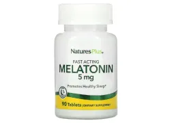 Мелатонін Fast Acting Melatonin 5mg Nature's Plus, 90 таблеток