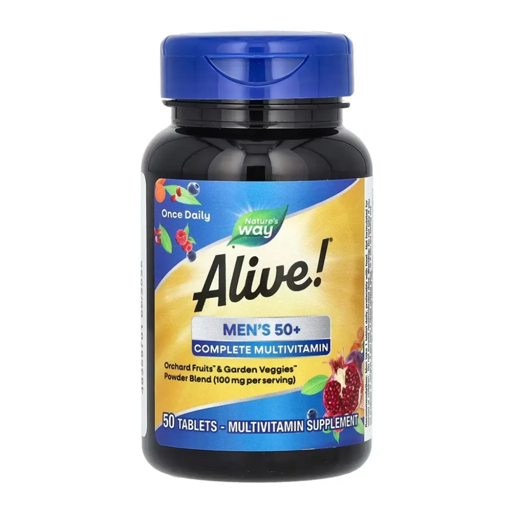 Мультивитамины для мужчин Nature's Way 50+ Complete Multivitamin, 50 таблеток
