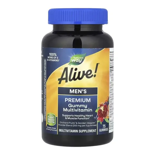 Мультивитамины для мужчин Nature's Way Men's Premium Gummy Multivitamin, 75 жевательных капсул - Фото№1