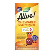 Мультивітаміни для дітей Nature's Way Alive! Kids Chewable Multivitamin Orange and Berry, 120 таблеток