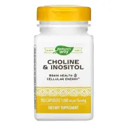 Вітамін В4 Nature's Way Choline & Inositol, 100 капсул
