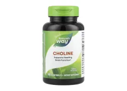 Вітамін В4 Nature's Way Choline 500 mg, 100 таблеток Вітамін В4 Nature's Way Choline 500 mg, 100 таблеток