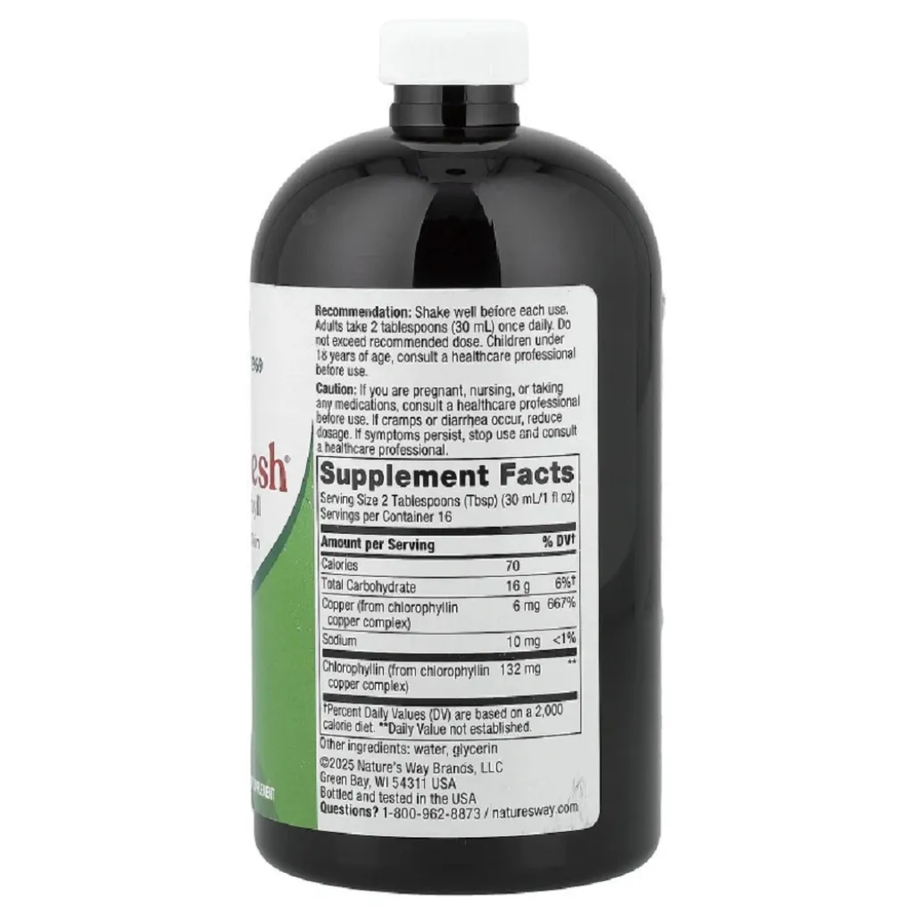 Суперфуди Chlorofresh Liquid - Mint Nature's Way, 480 мл Суперфуди Chlorofresh Liquid - Mint Nature's Way, 480 мл