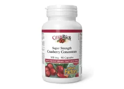 Суперфуди Natural Factors CranRich 500mg, 90 капсул Суперфуди Natural Factors CranRich 500mg, 90 капсул