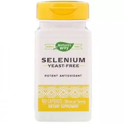 Антиоксиданты Selenium 200 mcg Nature's Way, 100 капсул - Фото№1 Антиоксиданты Selenium 200 mcg Nature's Way, 100 капсул - Фото№1