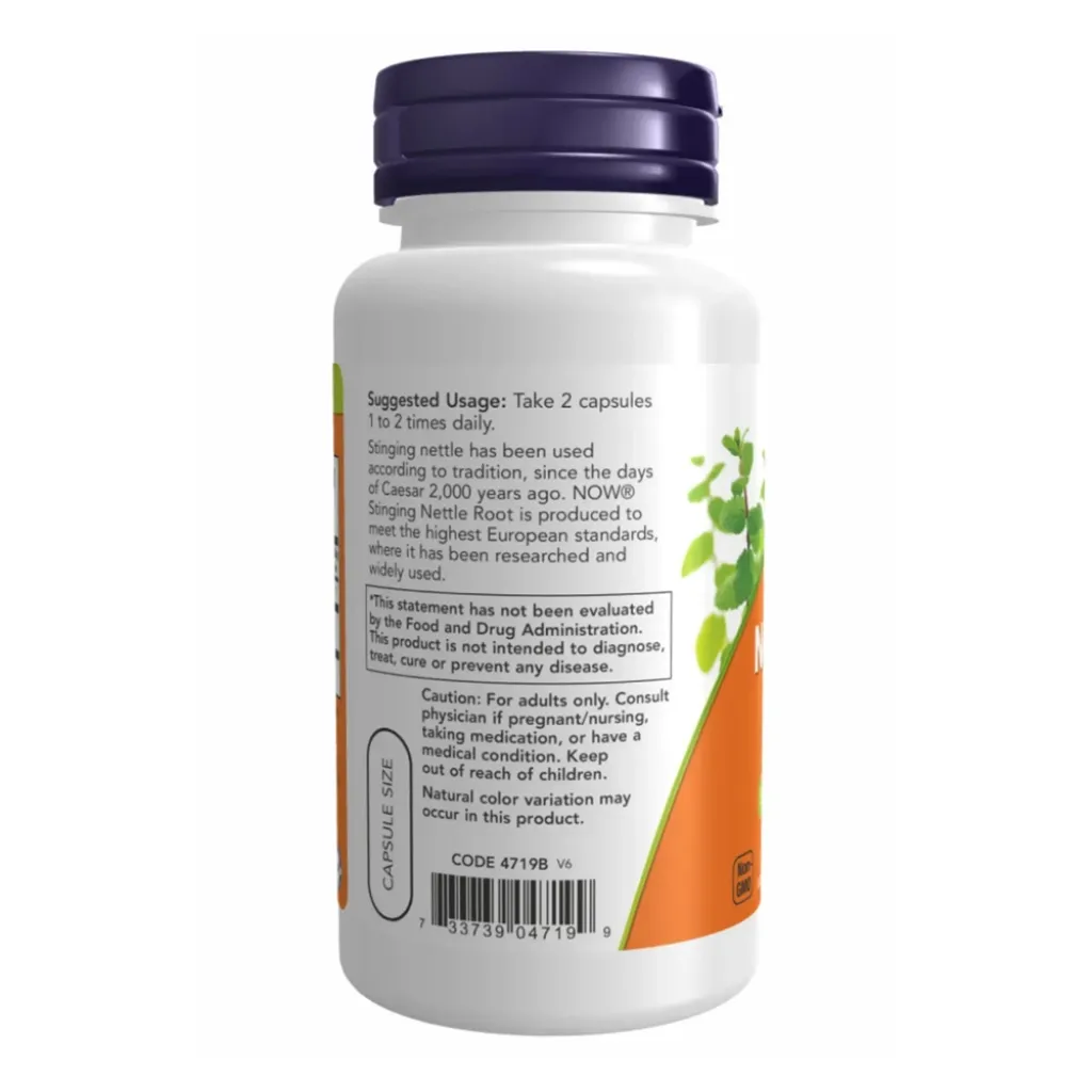 Екстракт кореня пекучої кропиви NOW Nettle Root Extract 250mg, 90 капсул