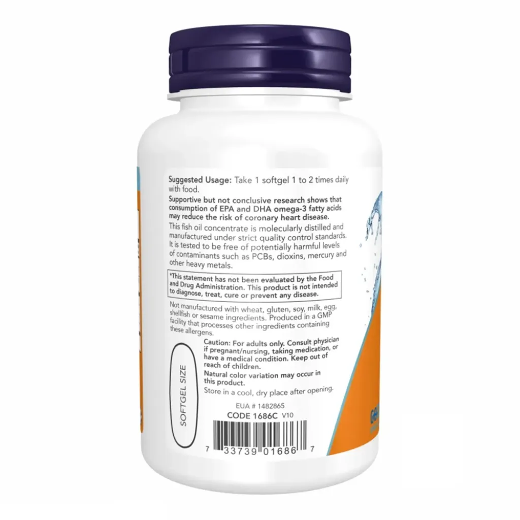Омега Tri-3D NOW Foods, 90 капсул Омега Tri-3D NOW Foods, 90 капсул