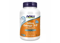 Омега-3 NOW Foods Ultra Omega 3-D, 90 капсул Омега-3 NOW Foods Ultra Omega 3-D, 90 капсул