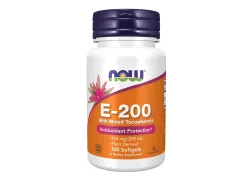 Вітамін Е зі змішаними токоферолами NOW Foods E-200/400 Mixed Tocopherols, 100 капсул Вітамін Е зі змішаними токоферолами NOW Foods E-200/400 Mixed Tocopherols, 100 капсул
